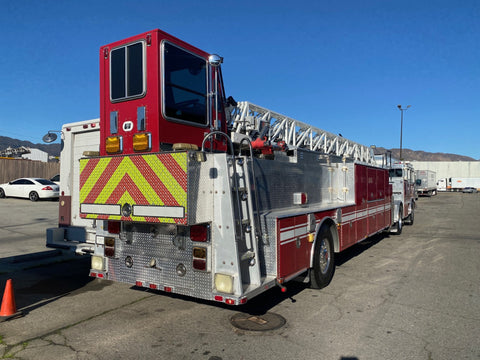 2006 KME 100' Tiller Ladder Fire truck